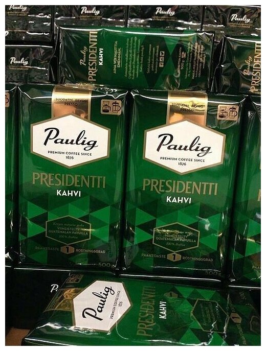 Кофе молотый, Paulig Presidentti Kahvi №1, 500 гр. - фотография № 2