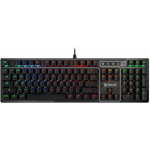 Клавиатура A4TECH Bloody B750N DESTINY механическая черный USB for gamer LED 635100₽