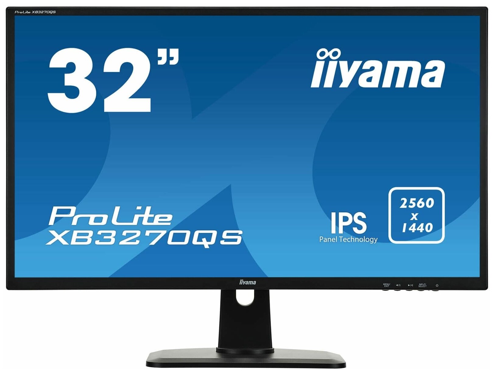 Монитор Iiyama 31.5"(2560x1440) Iiyama ProLite XB3270QS-B1 /матрица IPS Матовая /Встроенные колонки Регулировка высоты