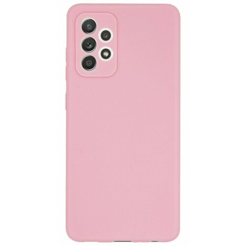 Накладка силиконовая Silicone Cover для Samsung Galaxy A73 5G A736 розовая