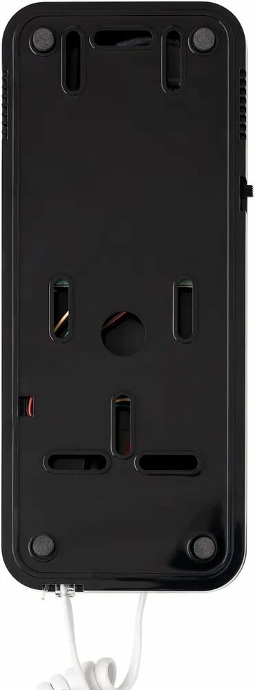 Трубка Cyfral Unifon Smart U (белый-черный) координатная для подъездного домофона совместима с домофонными системами Vizit, Cifral, Metacom, Eltis, SmartEL — фото 1