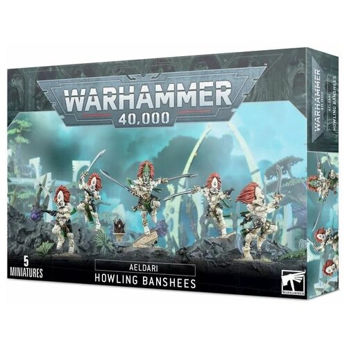 Модель для сборки Warhammer 40000 Aeldari Howling Banshees модель для сборки warhammer 40000 aeldari farseer skyrunner