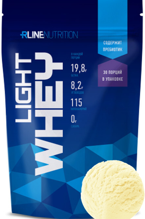 Протеин RLine Light Whey, пломбир, 1000 гр.