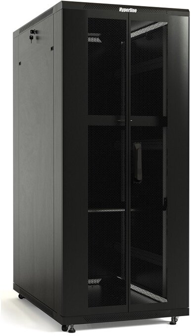 Шкаф коммутационный Hyperline TTB-4288-DD-RAL9004 42U/19" black