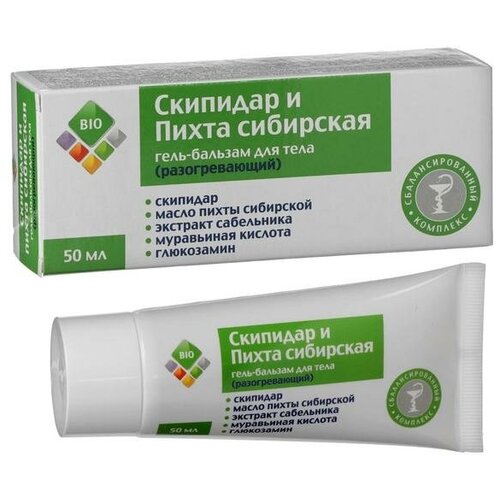 Гель бальзам для тела BIO скипидар и пихта сибирская 50 мл 97900₽
