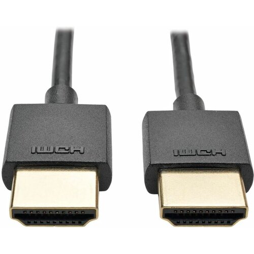 Кабель аудио-видео Tripp Lite HDMI (m) - HDMI (m) , 0.9м, GOLD, черный [p569-003-slim]