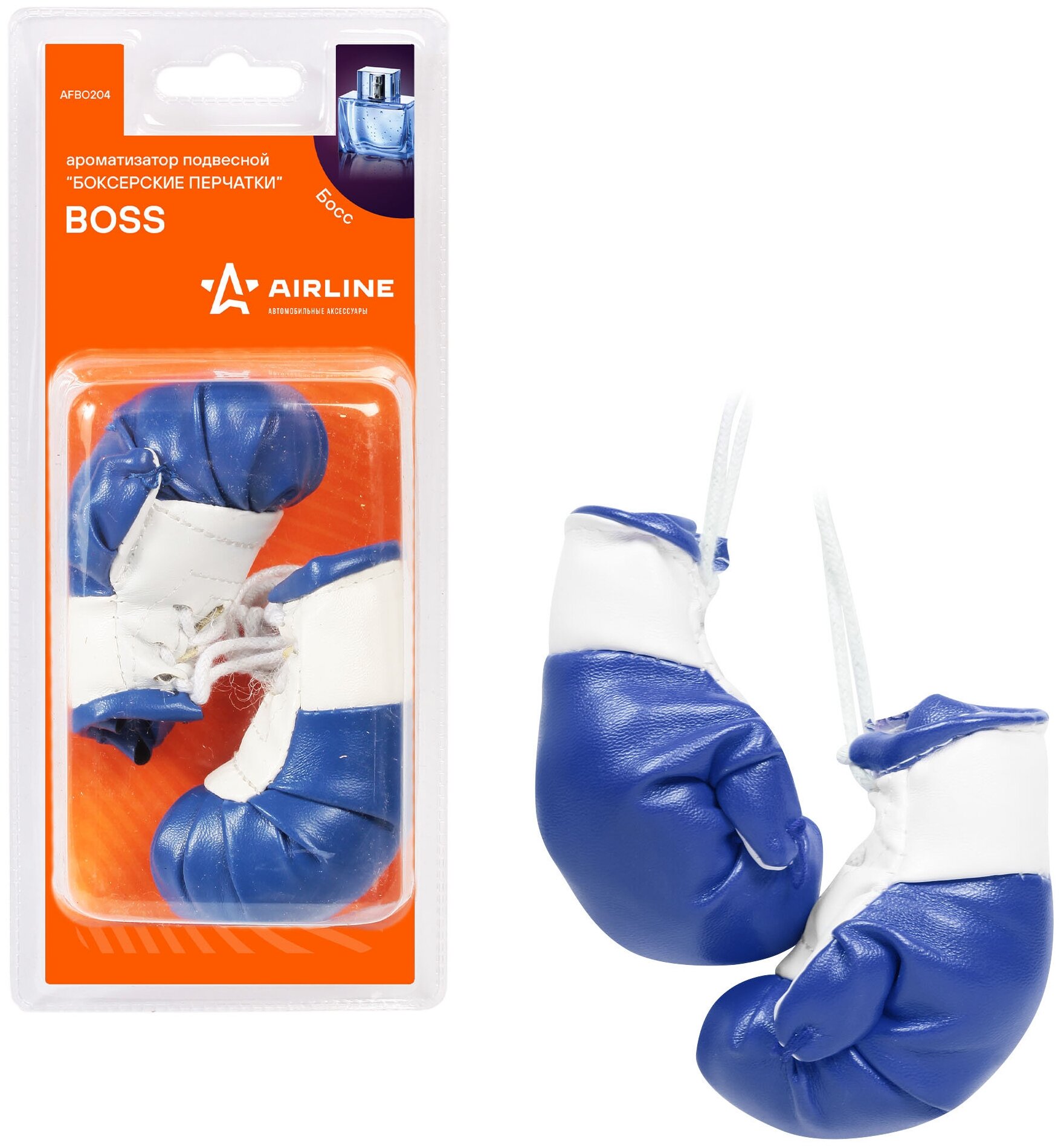 Ароматизатор подвесной "Боксерские перчатки" Boss AFB0204 AIRLINE