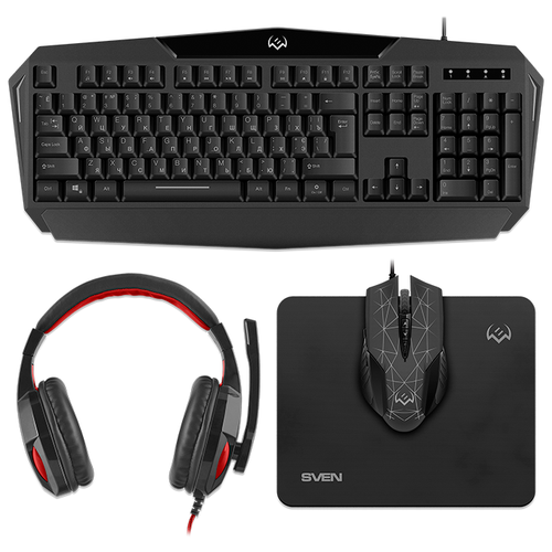 Комплект клавиатура+мышь Sven GS-4300 Black