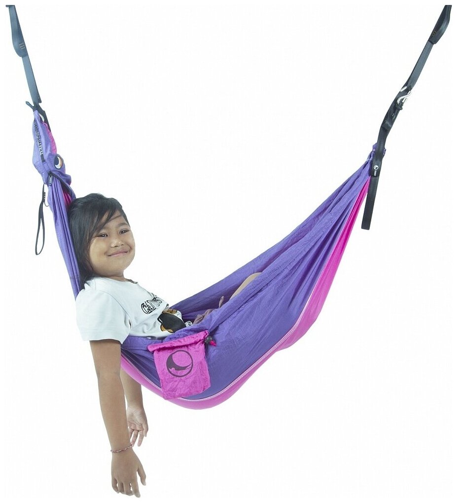 Мини-гамак детский Ticket to the Moon Mini Hammock Pink/Purple - фотография № 3