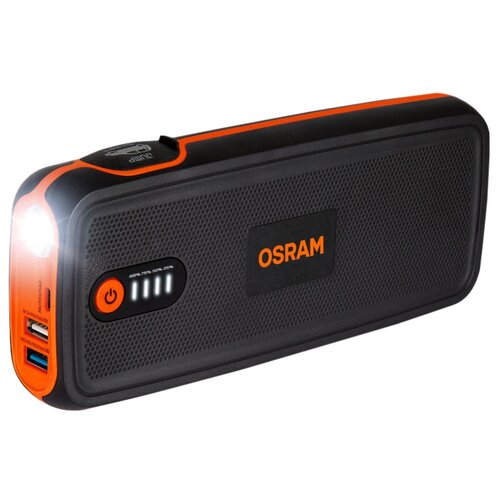 Пусковое устройство для автомобиля Osram BATTERYstart 400, с фонарем, с чехлом OBSL400