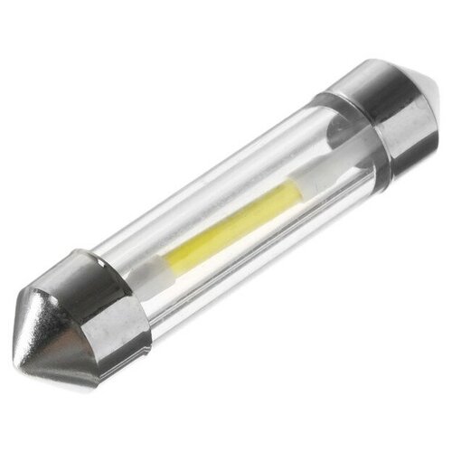 Автолампа светодиодная C5W 12 В 2 СОВ 39 мм 25 Вт свет белый 450₽