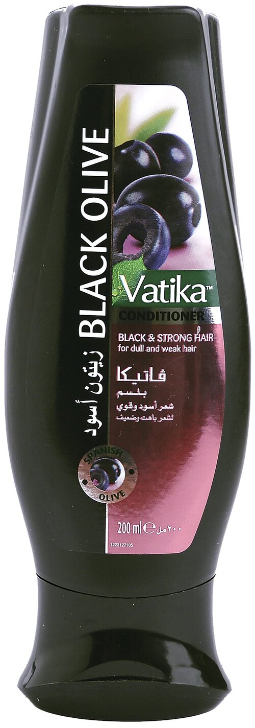 Vatika кондиционер Black Olive Black & Strong Hair, 200 мл