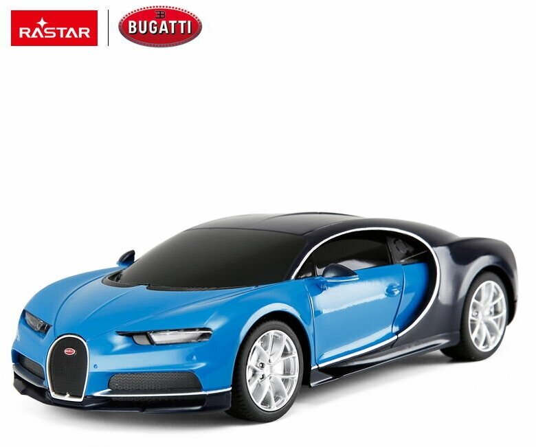 Машина р/у 1:24 Bugatti Chiron Цвет Синий