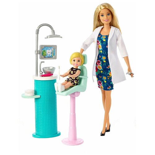 Игровой набор Barbie Профессии, 29 см, DHB63 стоматолог 2