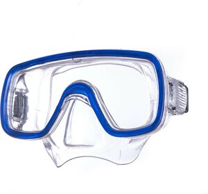Маска для плавания Salvas Domino Sr Mask Ca150c1tbsth, размер взрослый, синяя (senior)