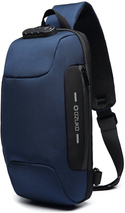Рюкзак однолямочный Ozuko модель 9223L, Синий