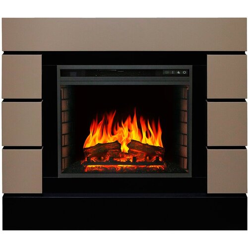 Каминокомплект Royal Flame Lindos - Beige Grey с очагом Vision 23 EF LED FX портал royal flame lindos линдос graphite grey под vision 60 led