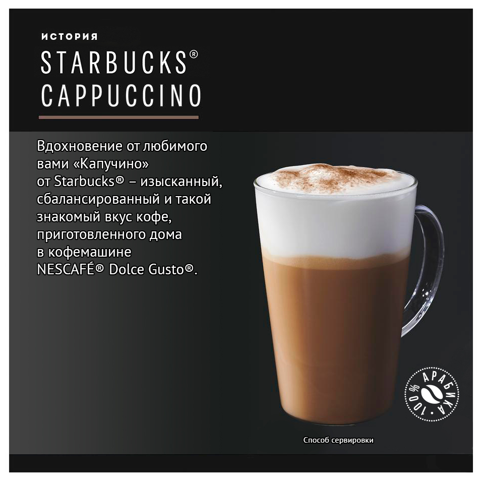 Кофе в капсулах Starbucks Cappuccino, 12 кап. в уп., 3 уп. - фотография № 8