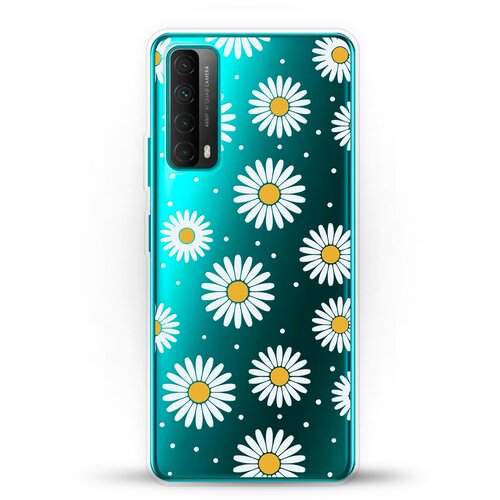 фото Силиконовый чехол ромашки на huawei p smart 2021 andy & paul