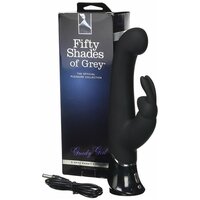 Fifty Shades of Grey Вибратор из силикона Greedy Girl 24.1 см, FS-54811, черный