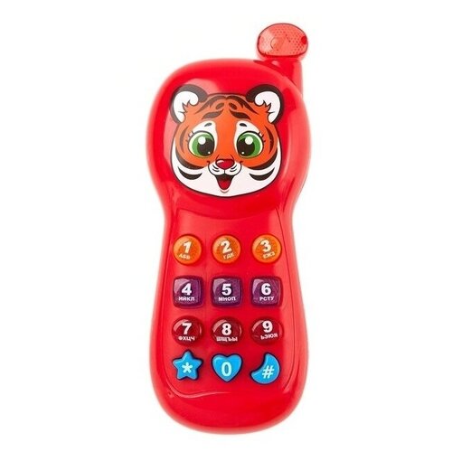 Музыкальный телефон, ZABIAKA, Добрый друг, для детей, русская озвучка музыкальный телефон zabiaka забавный мишка для детей