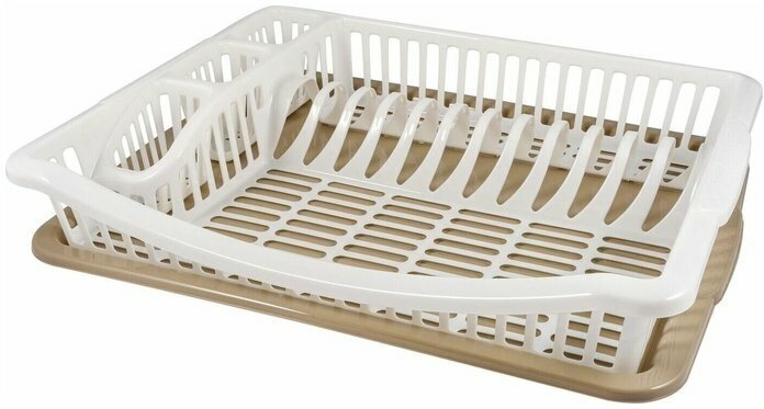 Сушилка для посуды Plast Team Stockholm PT1153МК-5 (PT1153) 47х37х8 см, мокко