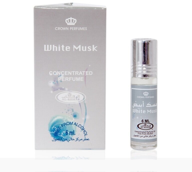 Духи масляные арабские женские White Musk Al Rehab 6 мл.