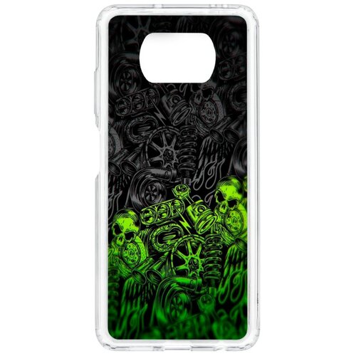 фото Чехол на xiaomi poco x3 kruche print garage