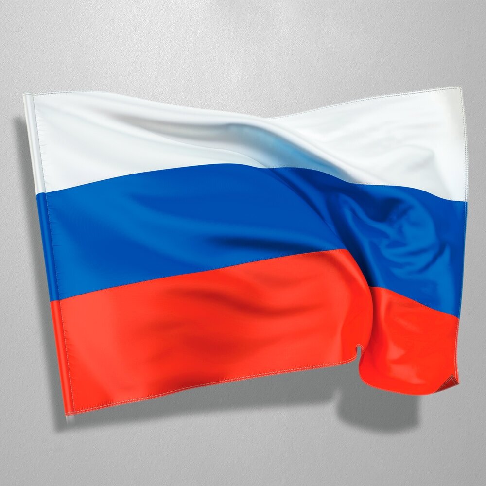Флаг России / Флаг Российской федерации / «мега-арт» / 90x135 см.