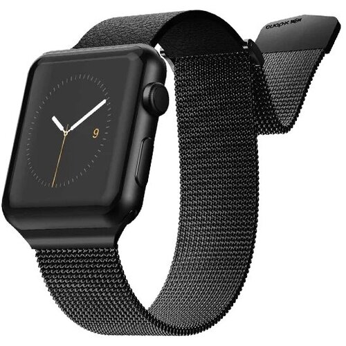 Ремешок X-Doria Hybrid Mesh для Apple Watch 42/44 мм Чёрный 467483