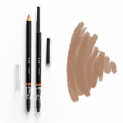 Карандаш пудровый для бровей Eyebrow pencil LIC (01 Blond)