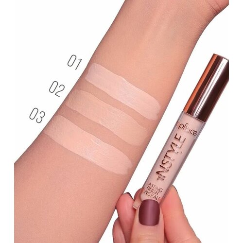topface instyle lasting finish concealer Topface Консилер для лица и глаз Instyle Lasting Finish Concealer PT461, тон 003 кремовый