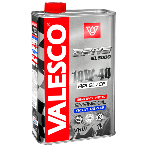 Масло VALESCO DRIVE GL 5000 10/40 API SL/CF п/синтетическое 1л VALESCO OVM1109B | цена за 1 шт