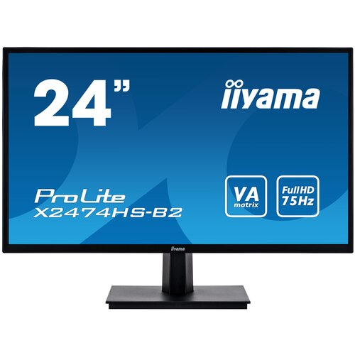 фото Монитор iiyama prolite x2474hs-b2 23.6", черный