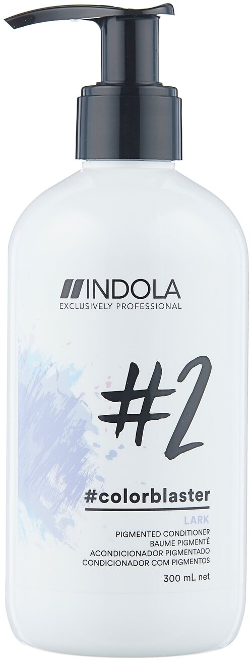 Indola тонирующий кондиционер для волос Colorblaster Lark, серебристо-серый, 300 мл