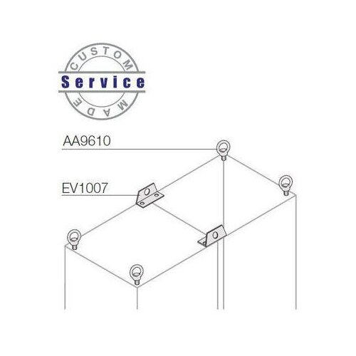Комплект петель для подъема шкафа (уп.4 шт) ABB AA9610, 1УП.4 шт маркеры для автоматов st abb ghs2101945r0002 уп 100 шт