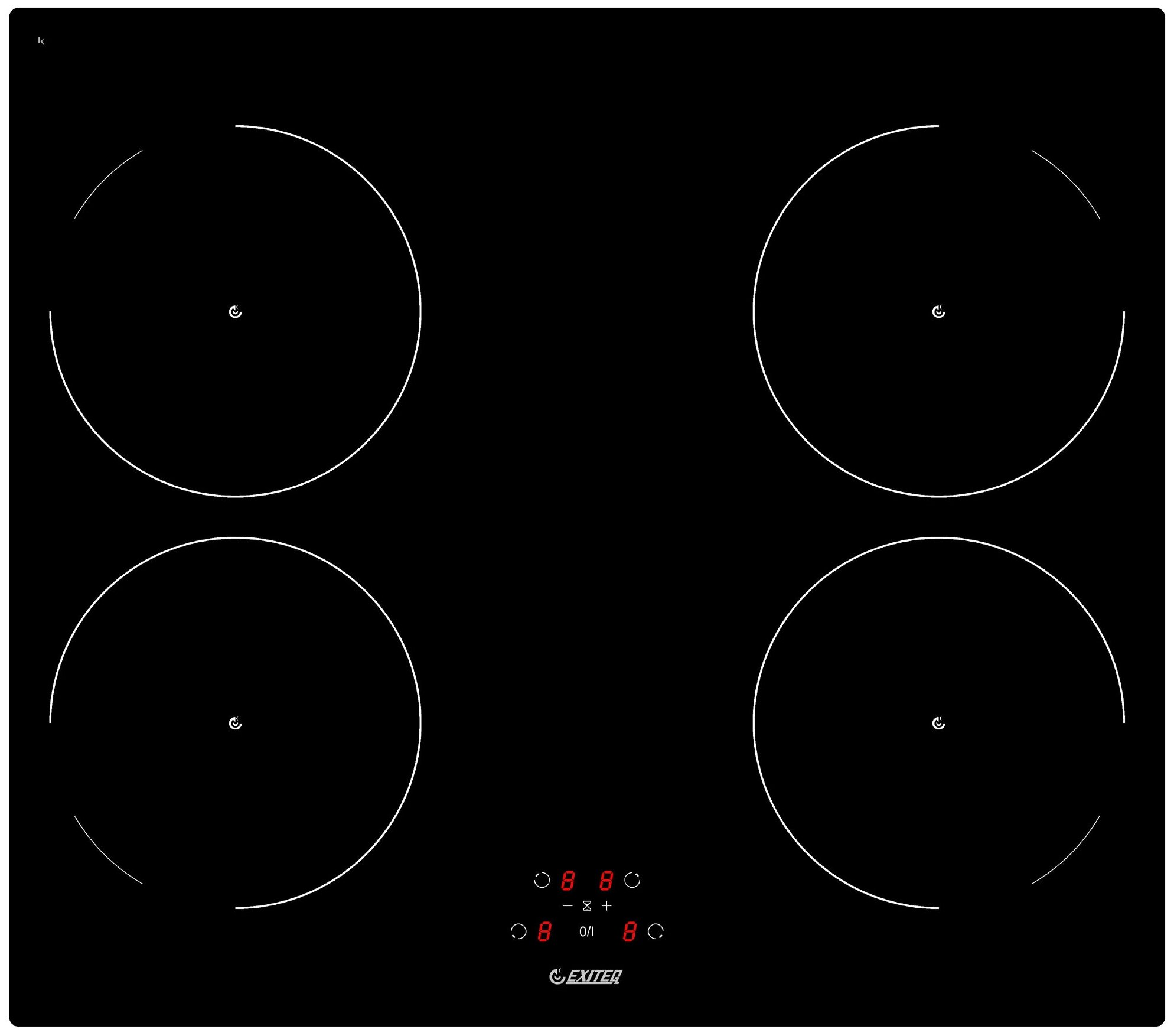 Индукционная варочная панель EXITEQ EXH-106IB, черный