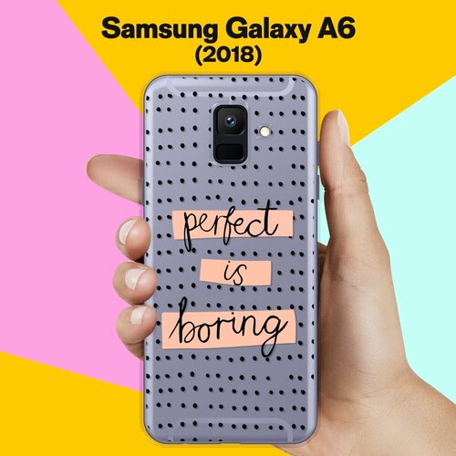 Силиконовый чехол на Samsung Galaxy A6 (2018) Perfect / для Самсунг Галакси А6 2018