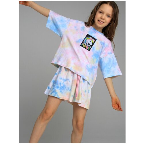 Комплект одежды playToday, размер 128, голубой