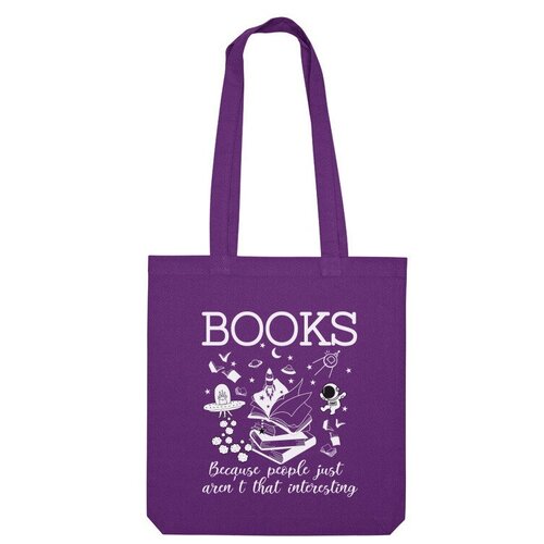 фото Сумка шоппер us basic, фиолетовый