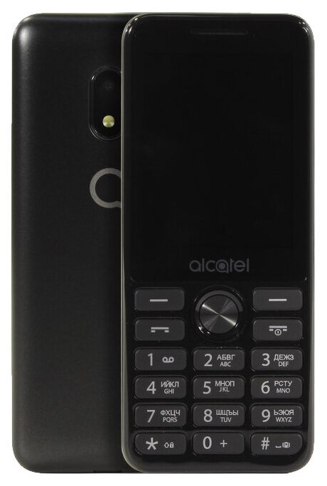 Мобильный телефон Alcatel 2003D OneTouch темно-серый моноблок 2Sim 2.4" 240x320 0.3Mpix GSM900/1800