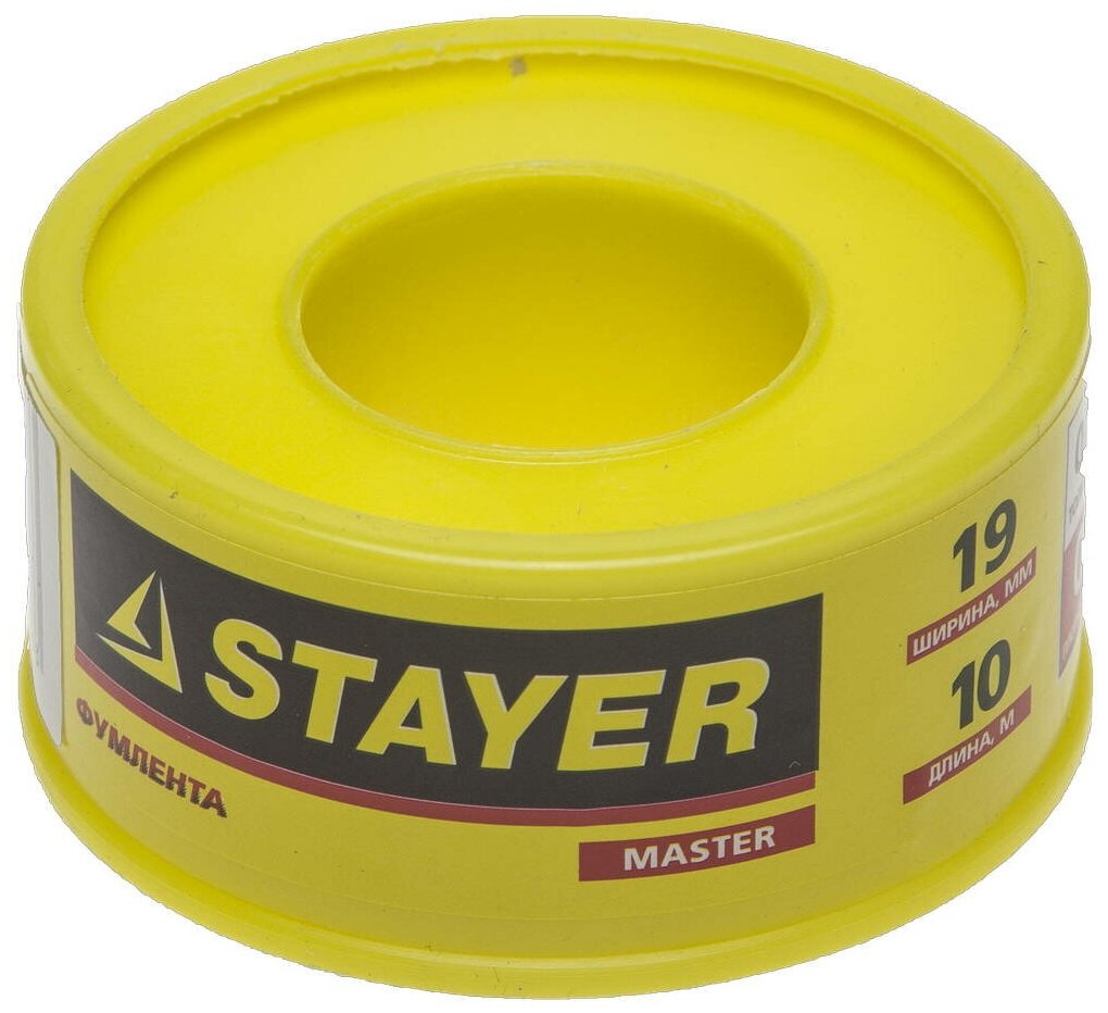 STAYER 0,075 мм х 19 мм х10 м, 0,40 г/см3, Фумлента (12360-19-040)