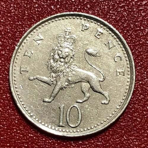 Монета Великобритания 10 пенсов 1992 год #4/1 монета великобритания 20 пенсов 1982 год 4 5