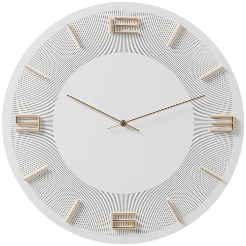фото Kare design часы настенные leonardo, коллекция "леонардо" 49*49*5, мдф, алюминий, абс-пластик, белый