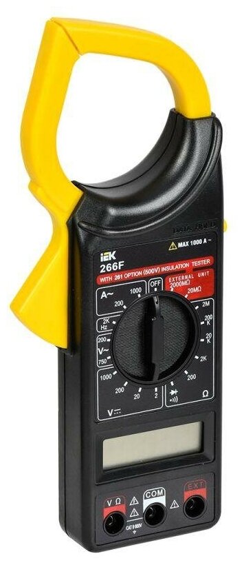 Клещи токоизмерительные Expert 266F IEK TCM-1F-266 (2шт.в упак.)