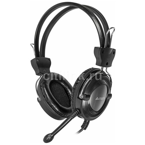 Гарнитура A4Tech HS-19 серебристыйчерный 212000₽