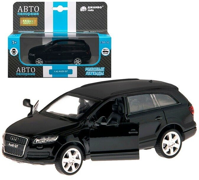 Модель 1:43 Audi Q7, черный 1251250JB Автопанорама