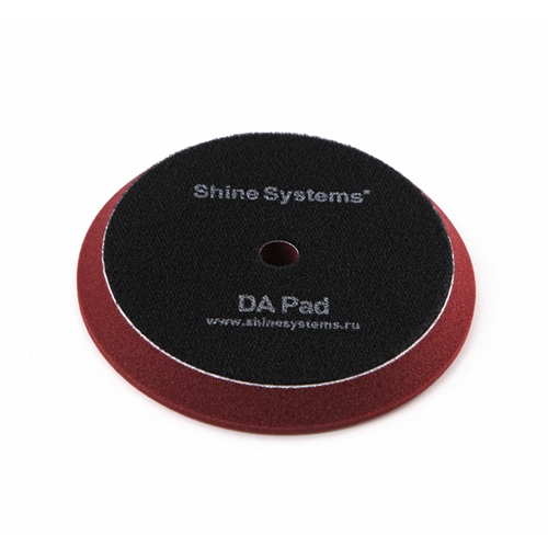 Круг полировочный полутвердый бордовый Shine Systems DA Foam Pad Maroon 130мм. SS559