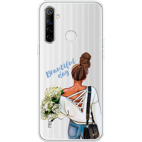 Силиконовый чехол на Realme 6i / Реалми 6i Beautiful day vector, прозрачный силиконовый чехол на realme 10 pro реалми 10 про beautiful day vector прозрачный