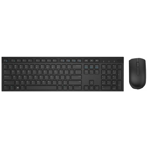 Клавиатура + мышь Dell KM636 черный беспроводная (580-ADFN) .